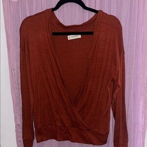 Rust Knit Sweater